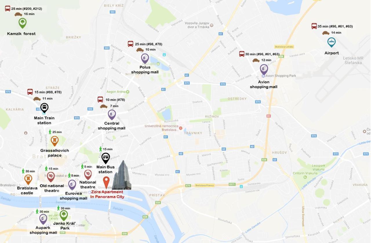 Zora Exclusive Apartment Bratislava Dış mekan fotoğraf